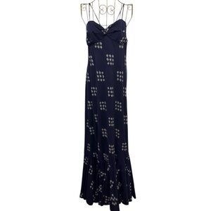 Ralph Lauren Denim & Supply Cotton Patterned Maxi Dress Fishtail Size M